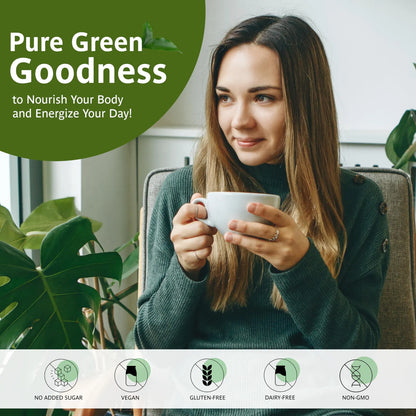 Matcha Latte En Polvo Orgánico Base Cremosa De Coco Antioxidantes Y Probióticos