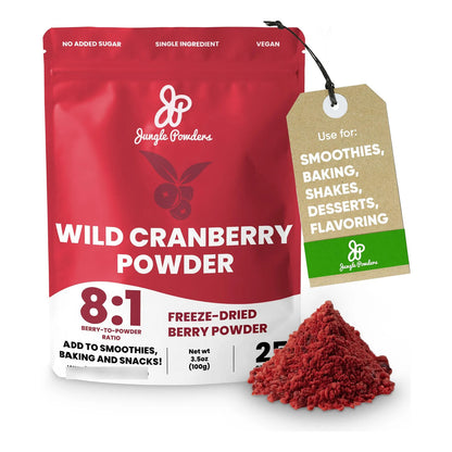 Polvo De Arándano Salvaje Liofilizado 100g Sabor Natural Superalimento
