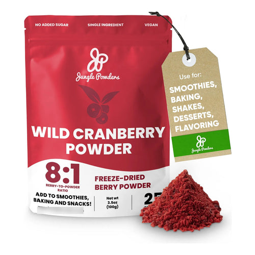 Polvo De Arándano Salvaje Liofilizado 100g Sabor Natural Superalimento
