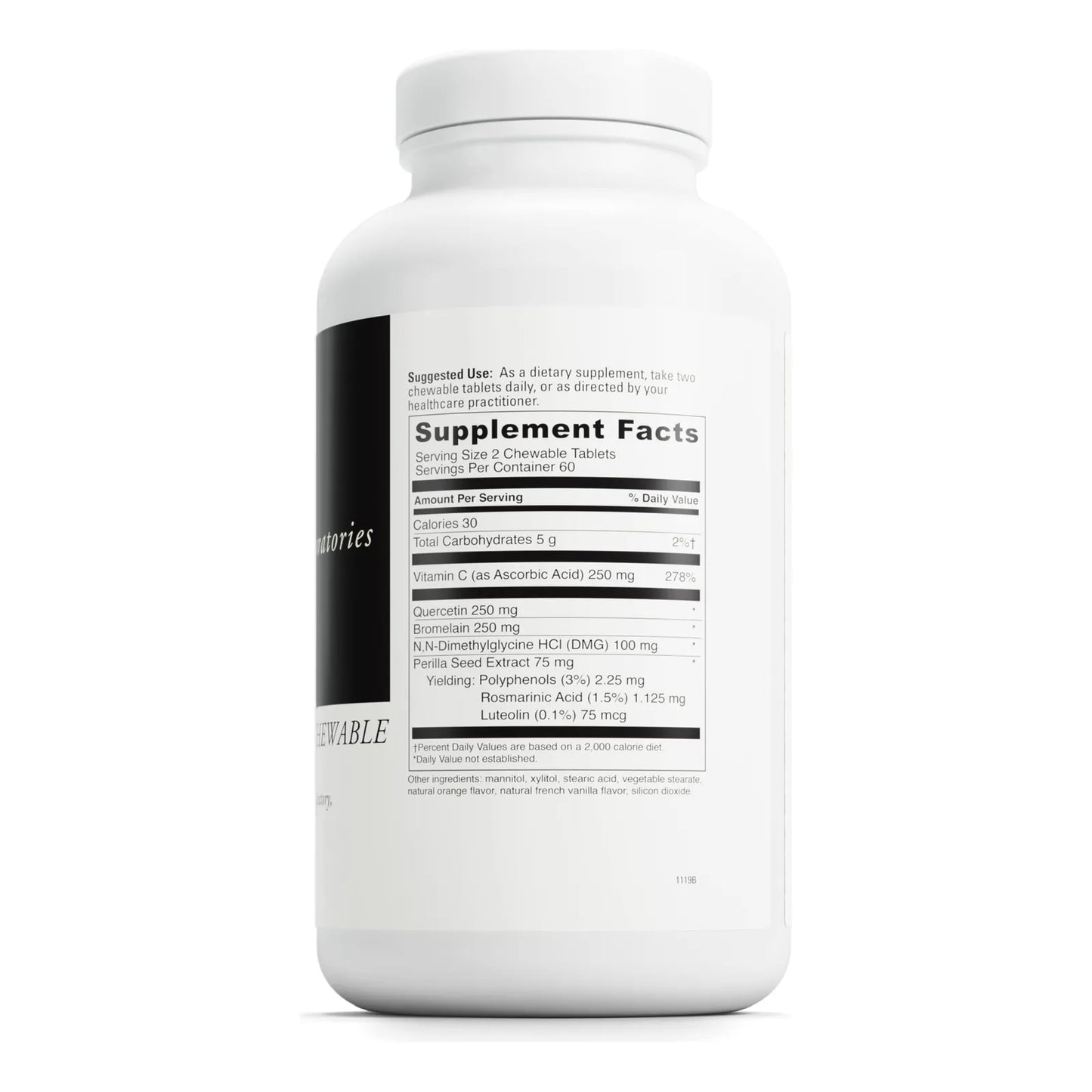 Aller Dmg Masticable Apoyo Salud Inmunológica Histamina Resp DaVinci Labs