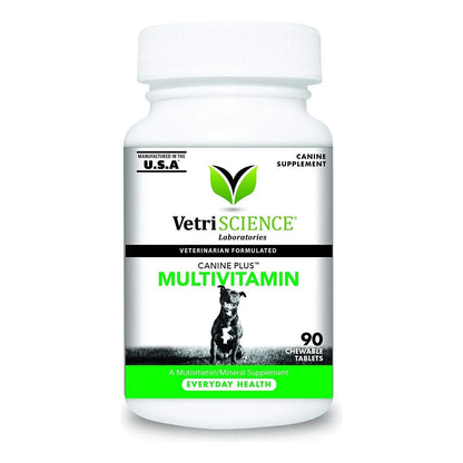 Multivitaminas Caninas VetriScience 90 Tabletas Suplemento Nutricional Para Perros