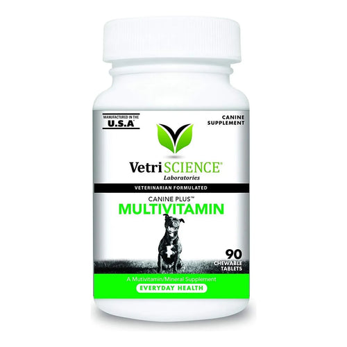 Multivitaminas Caninas VetriScience 90 Tabletas Suplemento Nutricional Para Perros