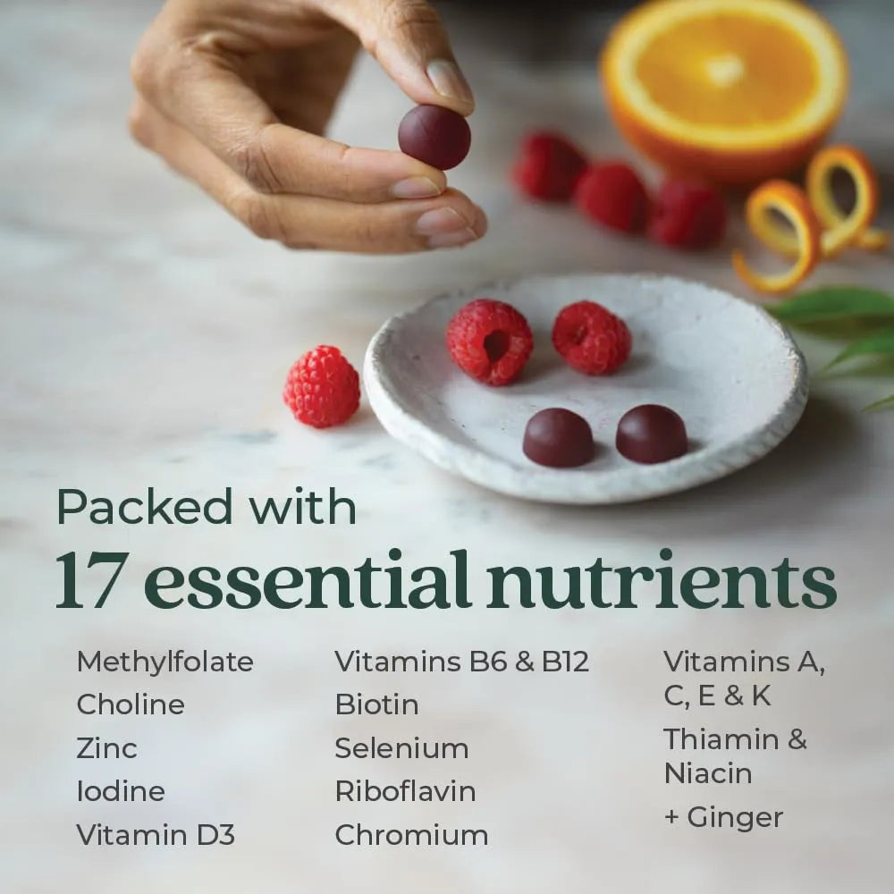 Gomitas Multivitamínicas Prenatales 71 Menos Azúcar Con Metilfolato Y D3