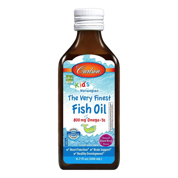 Aceite De Pescado Infantil Carlson Omega 3 Líquido 200 Ml - Imagen 1
