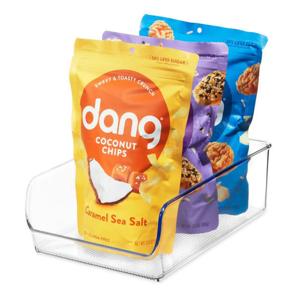 Contenedor Organizador iDesign Linus Para Refrigerador Y Congelador 11 X 7 X 3.5 Pulgadas Transparente