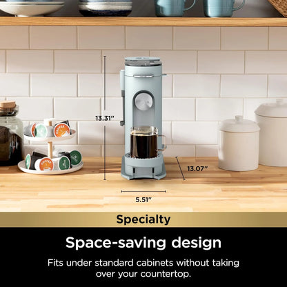 Cafetera De Una Porcion Con Espumador 180 A 720 Ml Compatible Con Capsulas K Cup