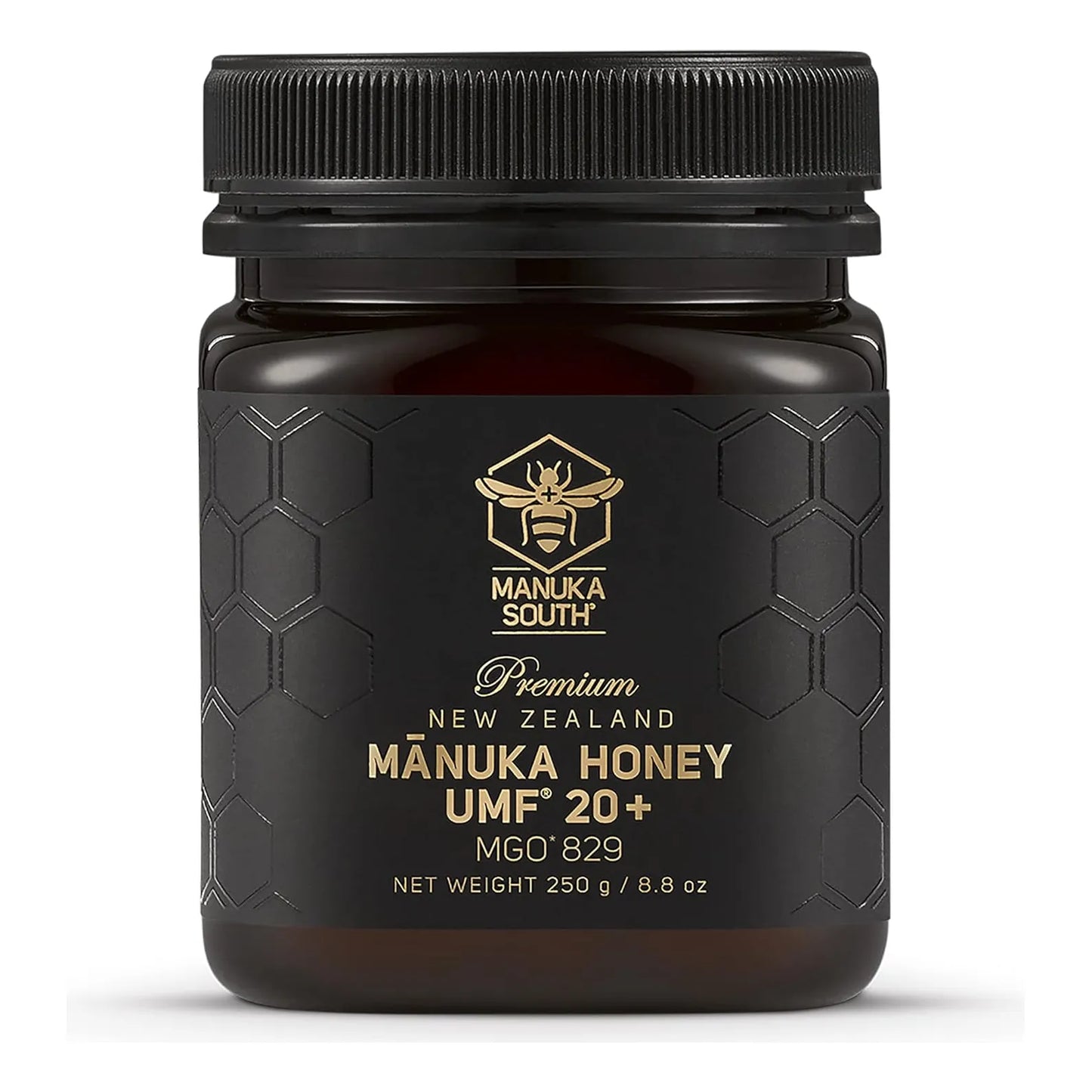 Miel De Manuka Cruda UMF 20+ MGO 829+ Natural 250g Importada De Nueva Zelanda