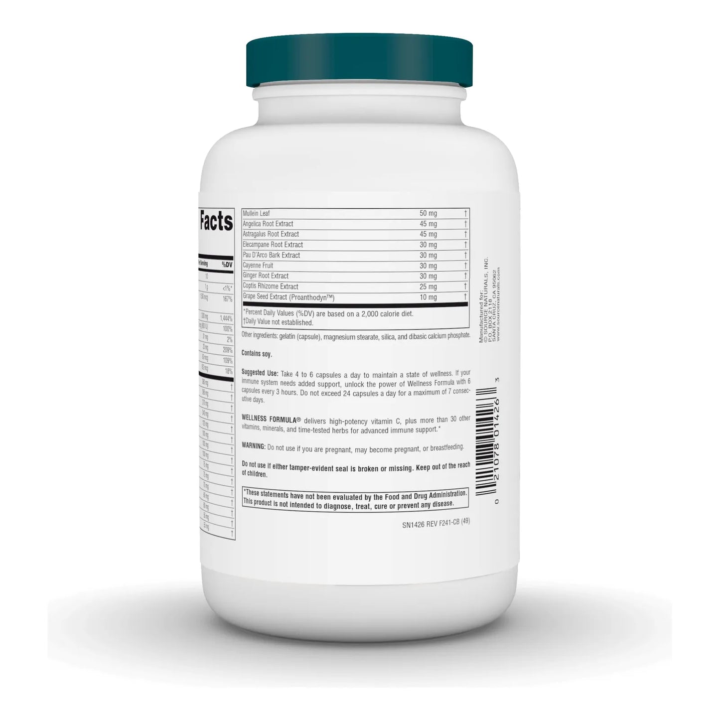 Wellness Formula Vitaminas Bio Alineadas Defensa Herbal Suplemento Inmunologico