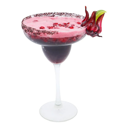 Flores De Hibisco Silvestre En Almíbar 8.8 Oz Sabor Frambuesa