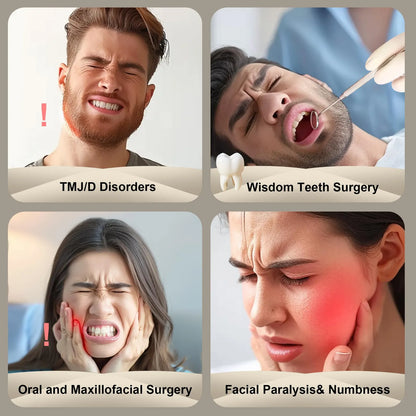 Envoltura Termica Facial USB Alivio Mandibula TMJ 3 Niveles Calor