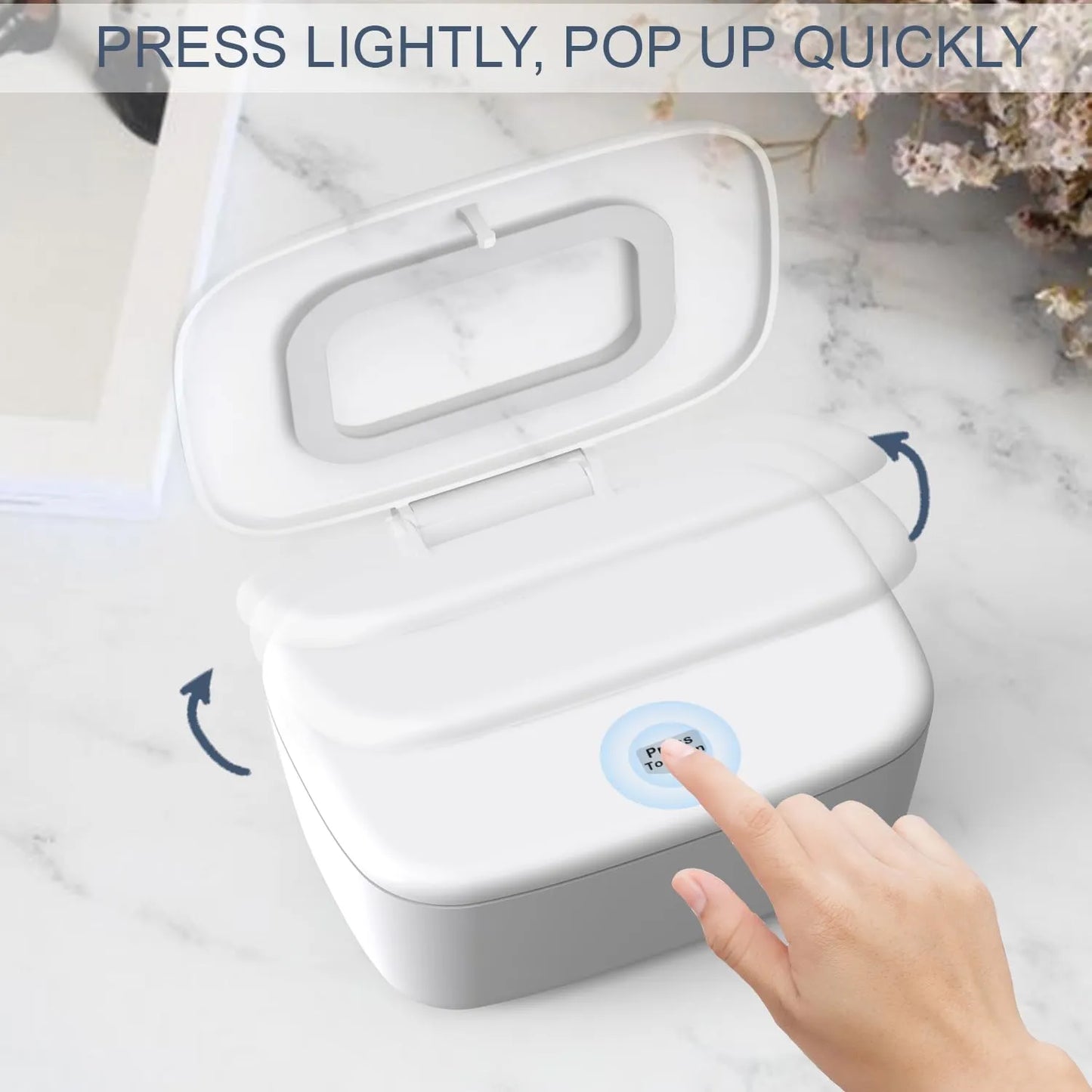 Dispensador De Toallitas Recargable Gran Capacidad Alargado Practico Y Seguro
