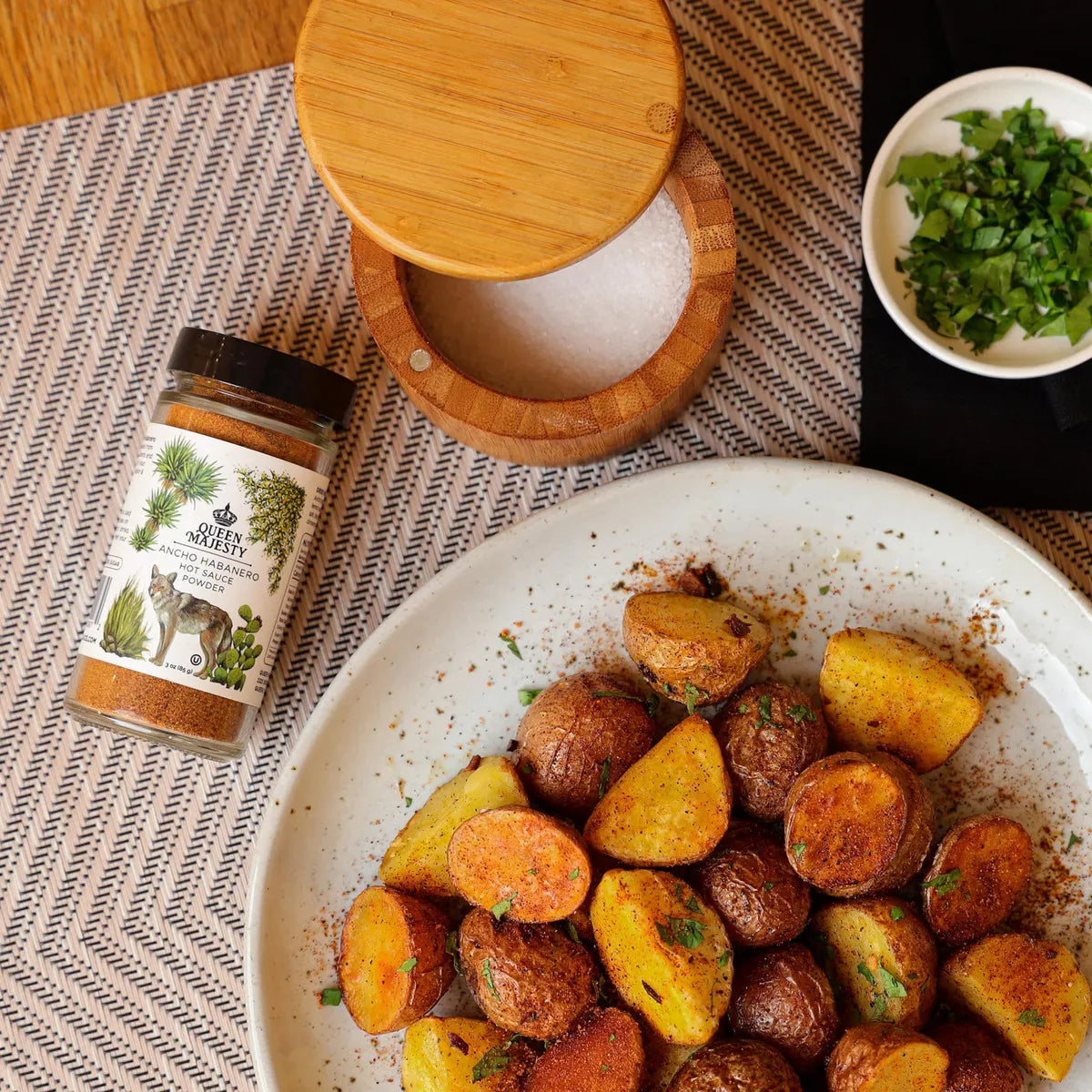 Polvo De Salsa Picante Ancho Habanero 50g Condimento Natural Intenso