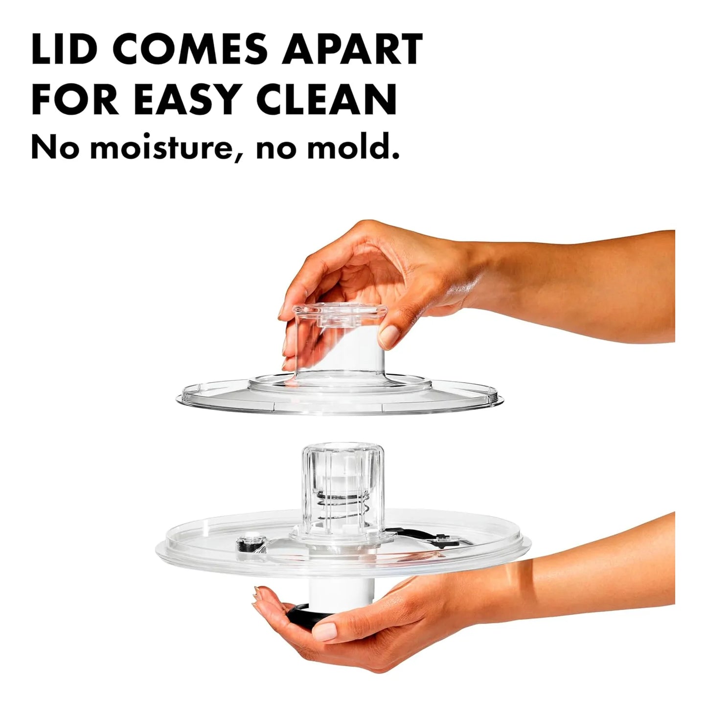 Oxo Good Grips Large Salad Spinner Mezclador De Vegetales 6.22 Qt Blanco Secado Rapido Y Facil