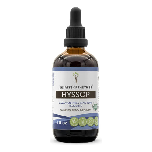 Extracto Liquido De Hisopo Organico USDA 4 Oz Sin Alcohol Alta Potencia