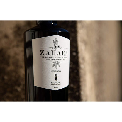 Aceite De Oliva Virgen Extra Zahara Siciliano Prensado En Frío 16.9 Oz