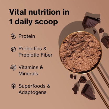 Proteína Vegetal En Polvo Superalimento Chocolate Pérdida Peso Músculos Magros