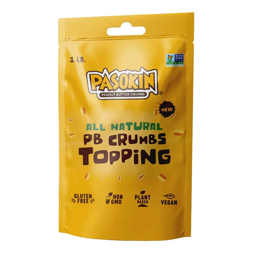 Migas De Mantequilla De Maní Natural 454g Sin Gluten Vegano Energía