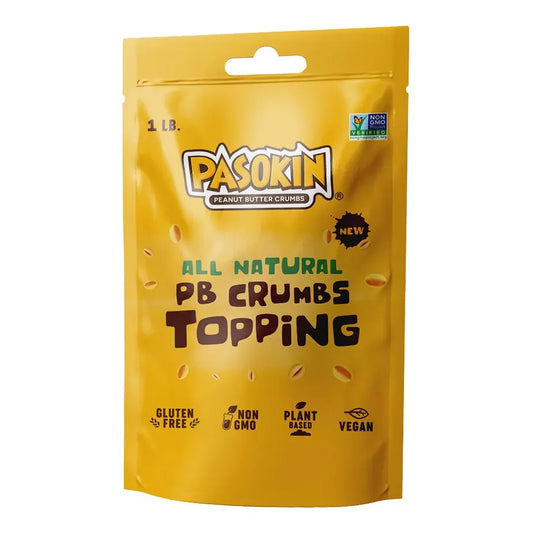 Migas De Mantequilla De Maní Natural 454g Sin Gluten Vegano Energía