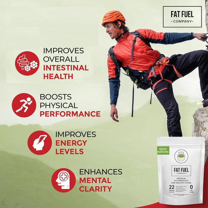Grasa Premium Matcha Orgánica Instantánea Con Mantequilla Y Mct Energía Keto