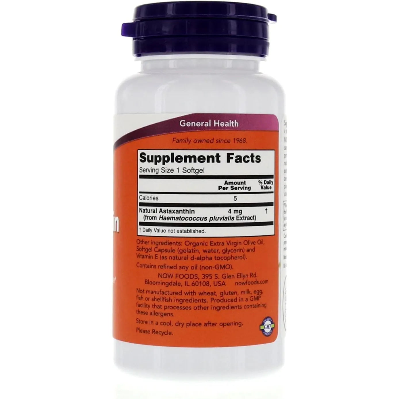 Astaxantina 4mg 90 Capsulas Blandas Proteccion Celular Antioxidante Potente