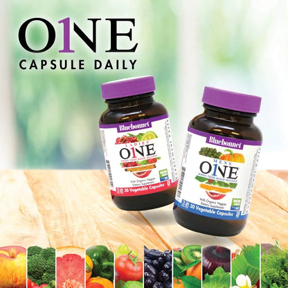 Nutrition One For Men Multivitaminico Alimentos Integrales 30 Capsulas Vegetales Sin Gluten