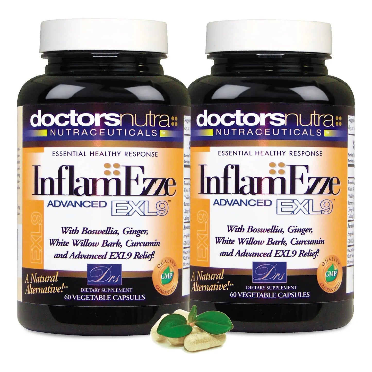 Suplemento Antiinflamatorio Natural Con Cúrcuma Curcumina 60 Cápsulas Vegetarianas