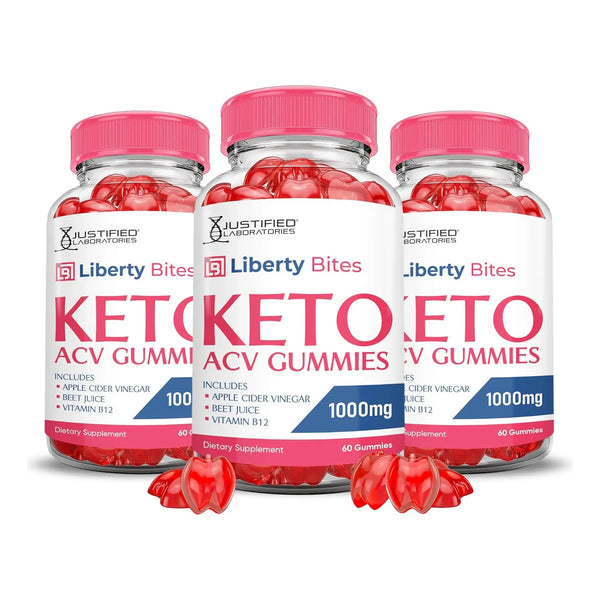 Gomitas Keto ACV 1000 Mg Con Jugo De Granada Y Remolacha Liberty Bites