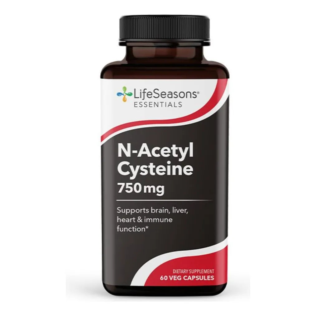 N Acetil Cisteina NAC 60 Capsulas Apoyo Cerebral Higado Corazon Inmunidad