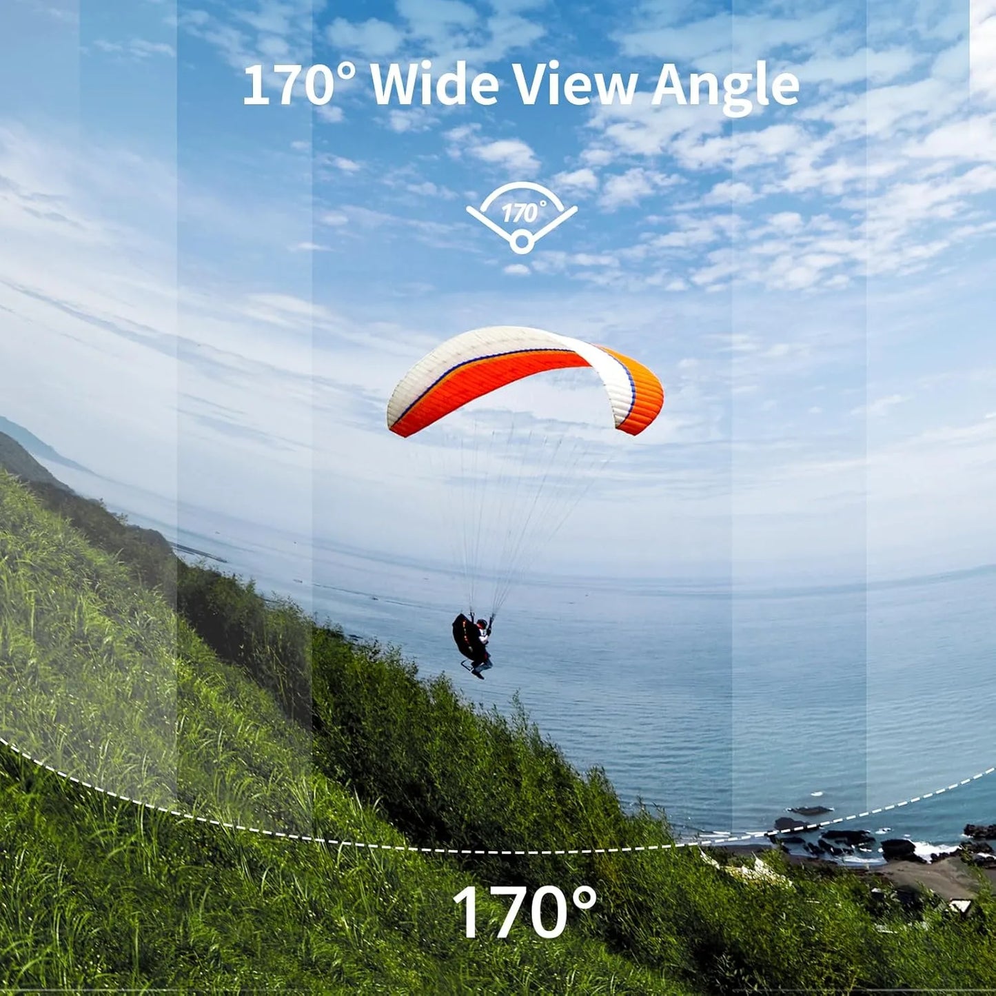 Akaso Ek7000 Camara Accion 4K30fps 20mp Impermeable Con Microfono Externo Y Kingston 64gb