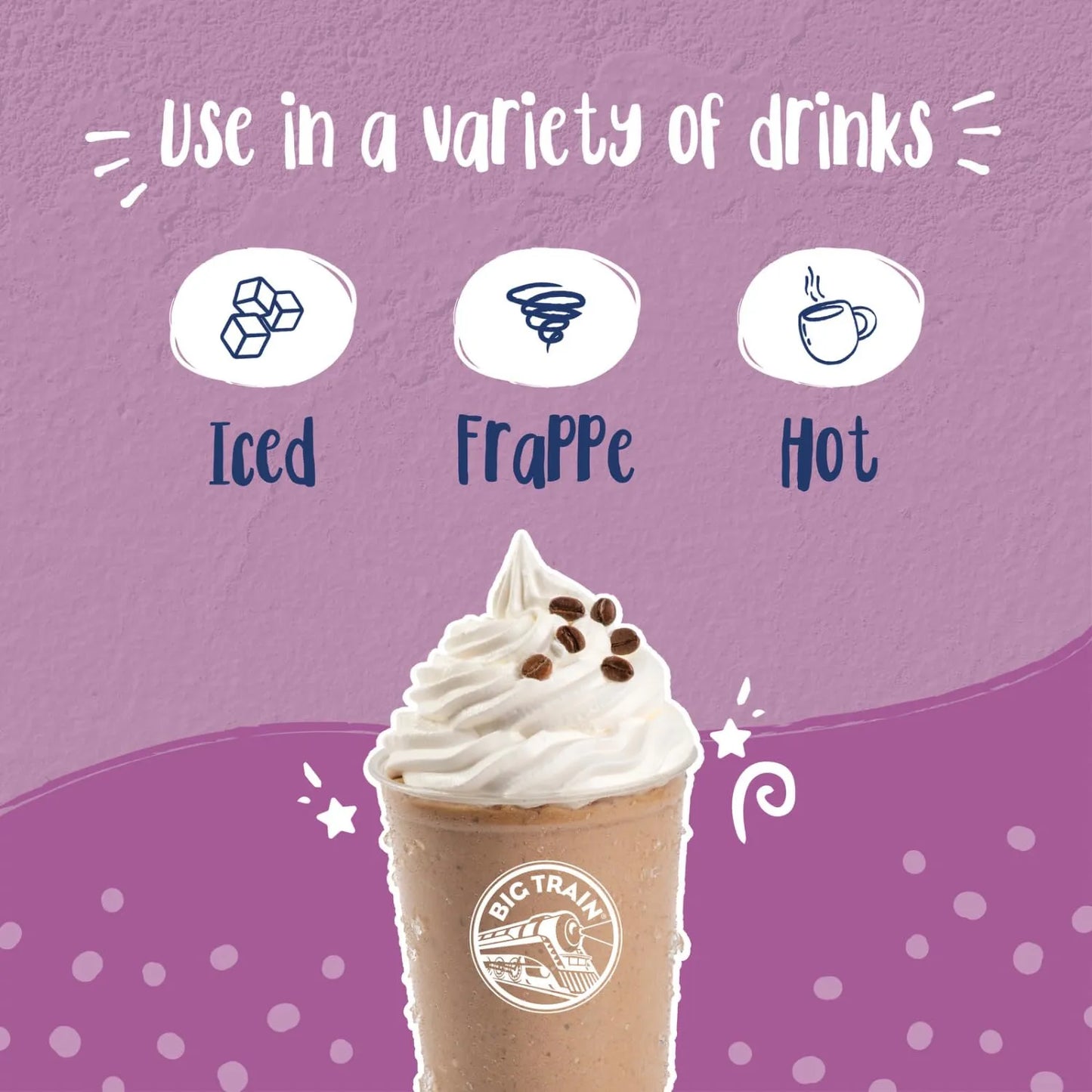 Mezcla De Café Helado Con Leche De Vainilla Y Azúcar Reducida 3.5 Libras Sabor Cafetería Instantáneo