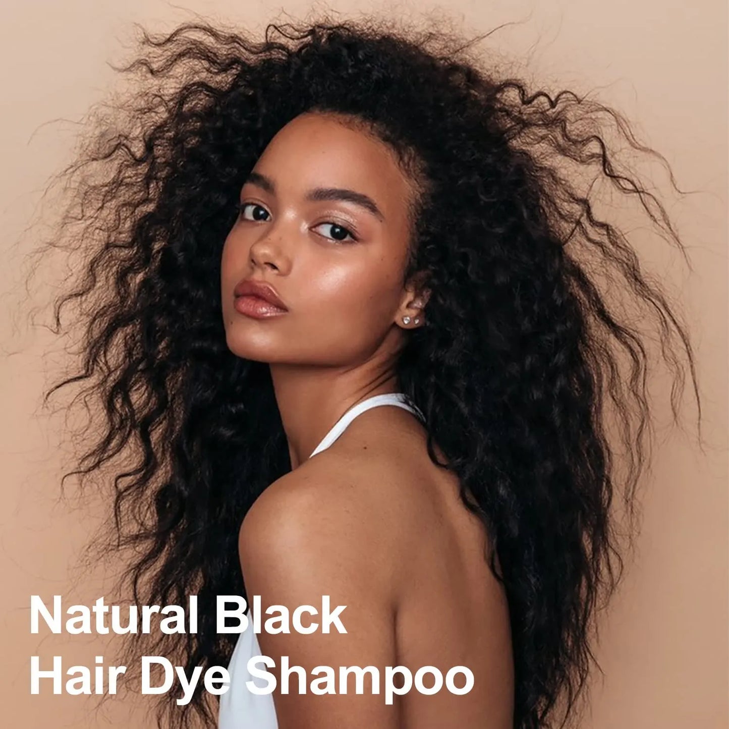Tinte Para Cabello Negro Con Aceite De Argan 500 Ml Champu Color 3 En 1