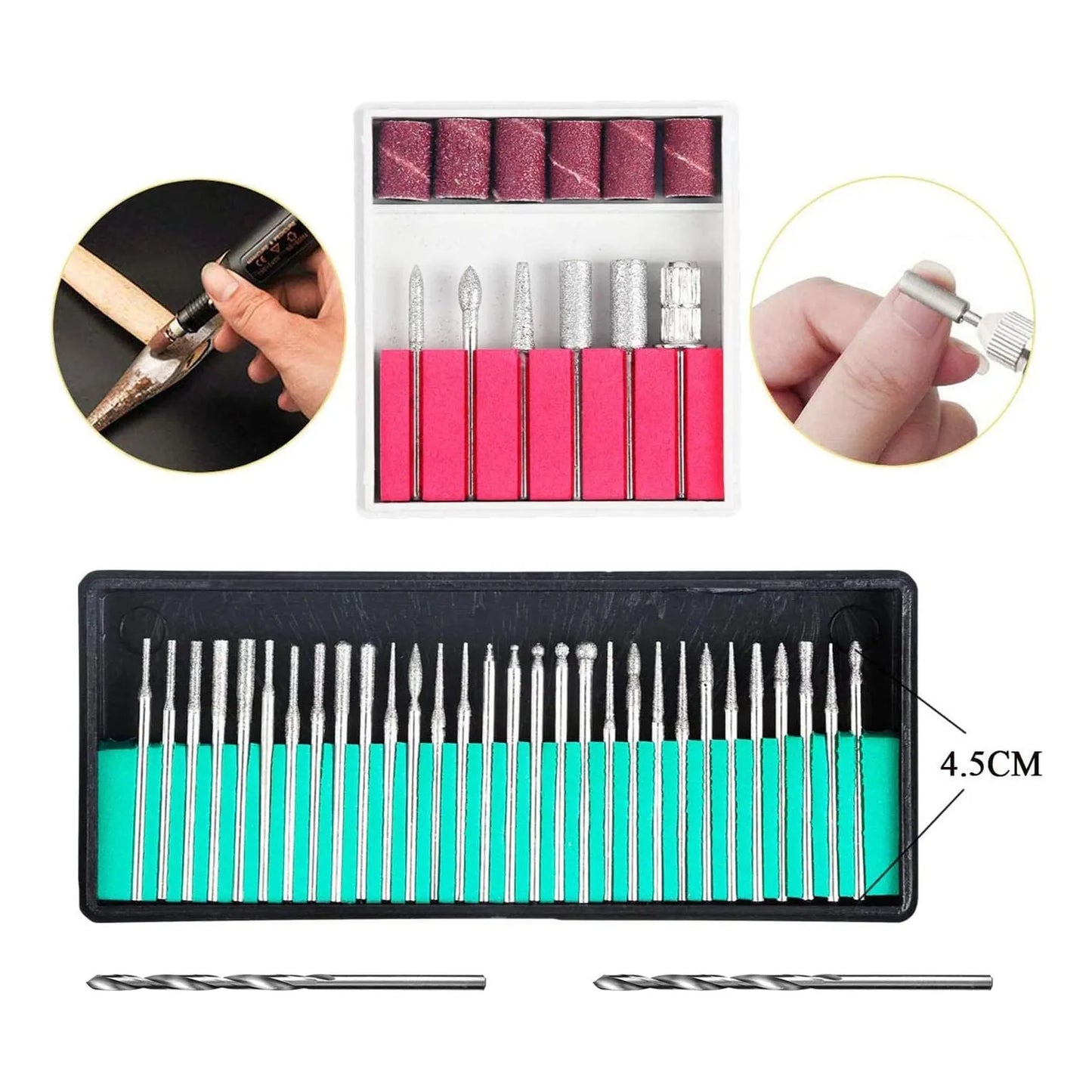 Kit De Grabado Uolor 108 Piezas Herramienta Multifuncional Para Joyeria Madera Y Mas
