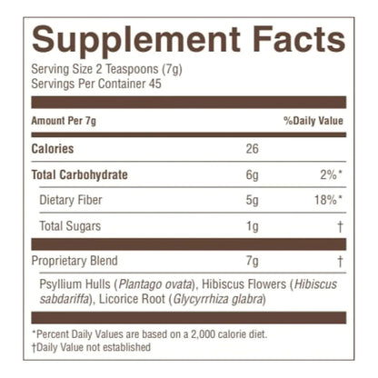 Cascos De Psyllium 311g Nature's Sunshine Salud Digestiva Y Colesterol