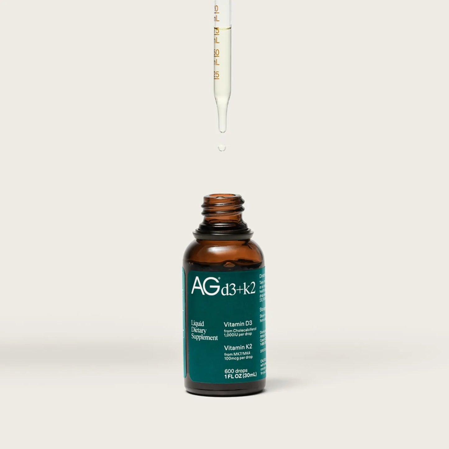 Suplemento Liquido De Vitaminas D3 Y K2 Para Huesos Fuertes Y Salud Cardiovascular