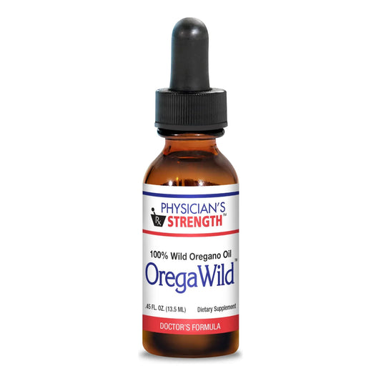 Aceite De Orégano Silvestre OregaWild 100% Puro Con Alto Contenido De Carvacrol 05 Fl Oz