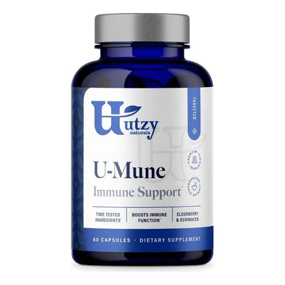 U Mune Apoyo Inmunologico Con Sauco Equinacea Y Oregano 60 Capsulas