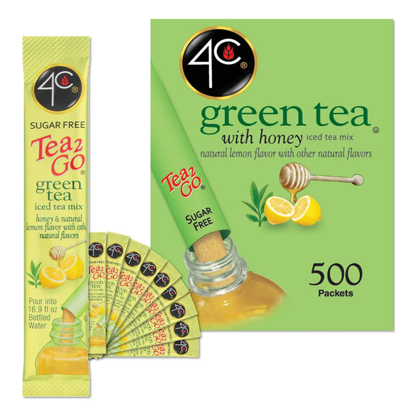 Bebida En Polvo Stix De Té Verde 500 Unidades A Granel 4C Sabor Refrescante