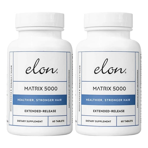 Vitaminas Biotina 5000 Mcg Crecimiento Cabello Liberación Prolongada Elon Matrix