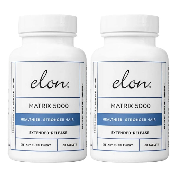 Vitaminas Biotina 5000 Mcg Crecimiento Cabello Liberación Prolongada Elon Matrix