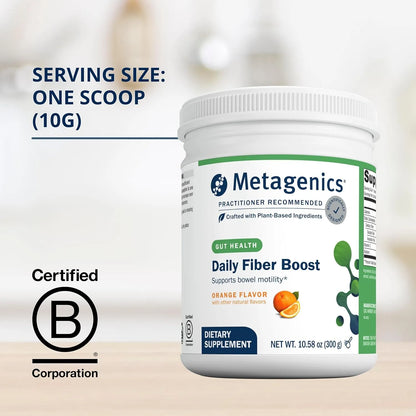 Metagenics Herbulk Polvo Fibra Dietetica Sabor Naranja 10.58 Oz Suplemento Salud Intestinal