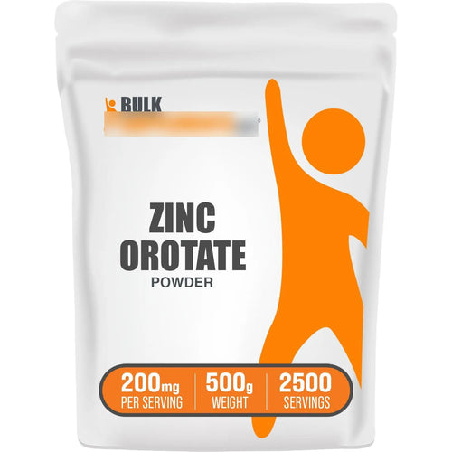 Zinc Orotate Powder Suplemento De Zinc 30mg Apoyo Inmunologico Sin Gluten 200mg Por Porcion
