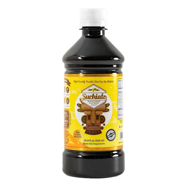 Extracto De Vainilla Suchiate Ámbar 500 Ml Puro Y Natural Para Reposteria
