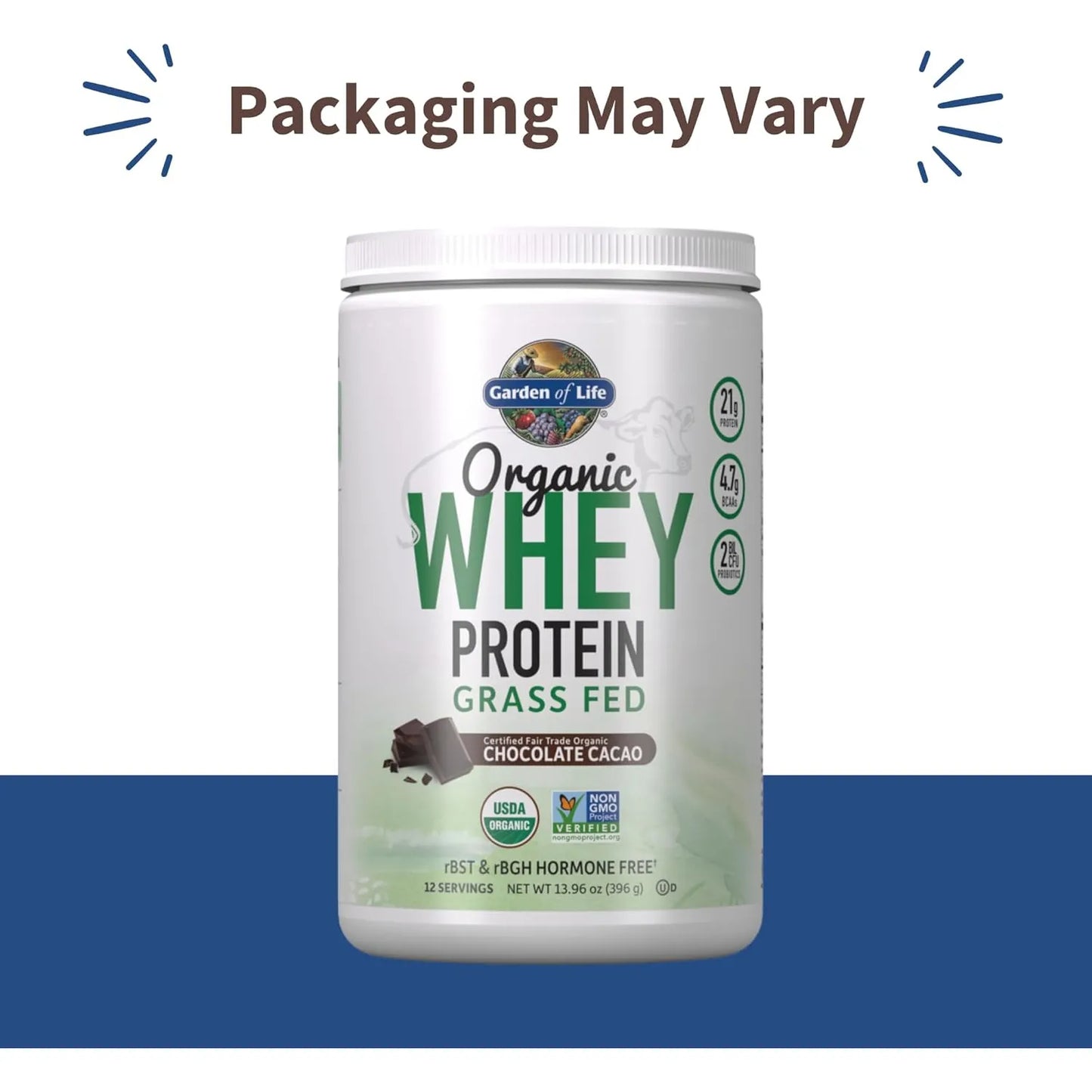 Proteina En Polvo Organica Sabor Chocolate 500 G Recuperacion Muscular
