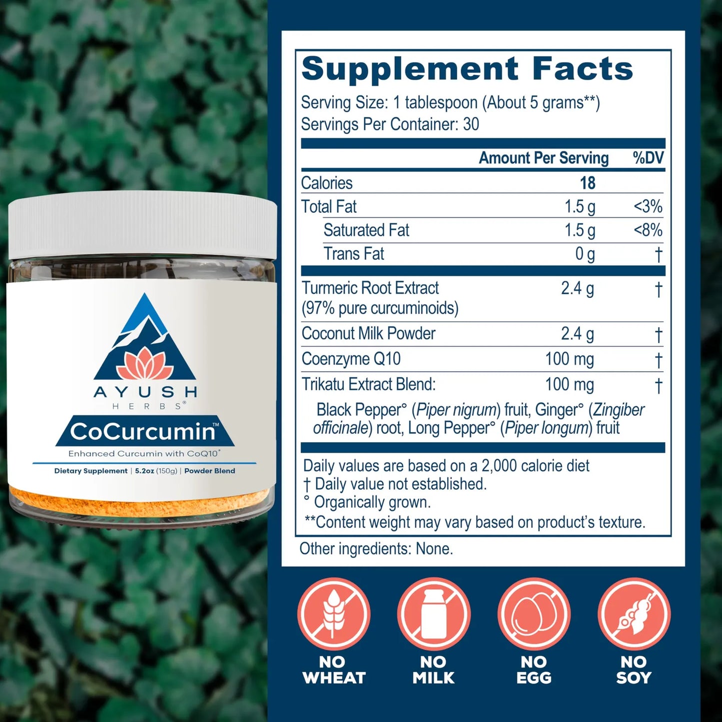 Cocurcumina En Polvo Altamente Absorbible Apoyo Articular Y Cognitivo 5.2 Onzas