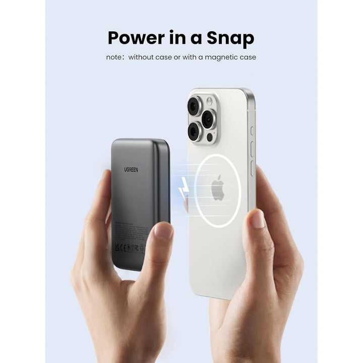 Power Bank Ugreen 10000mah Carga Inalambrica Y Rapida 20w - Imagen 8