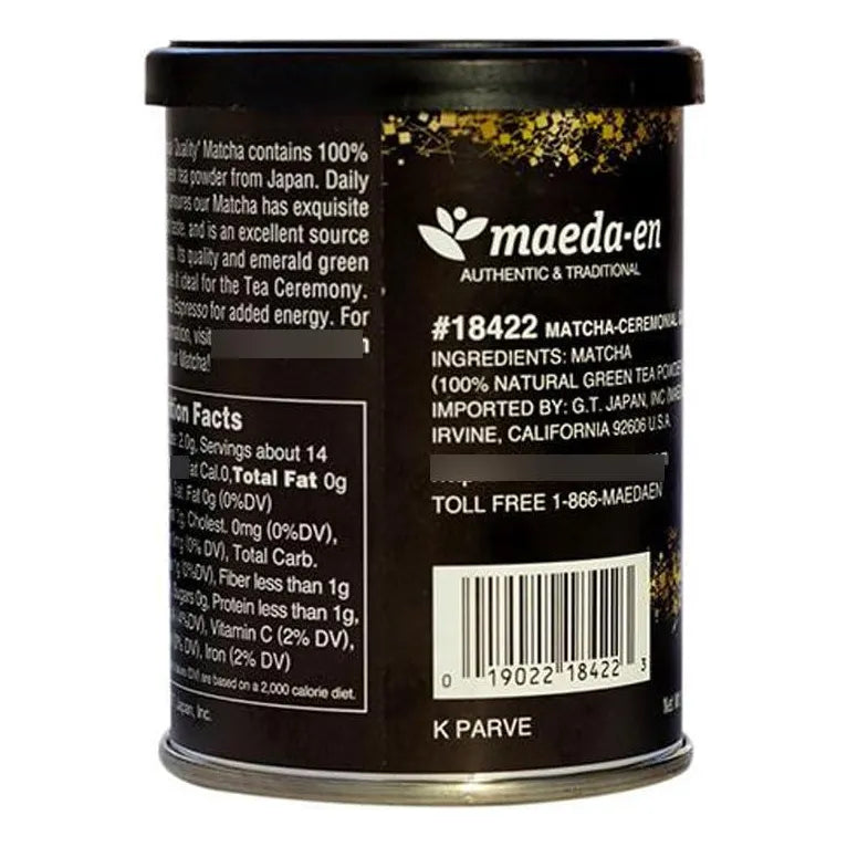 Té Verde Matcha Ceremonial Japonés En Polvo 28g Energía Natural Y Antioxidantes