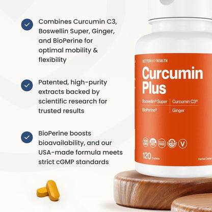 Complejo Curcumina C3 Boswellin Super Bioperine Jengibre 120 Capsulas Suplemento Articular