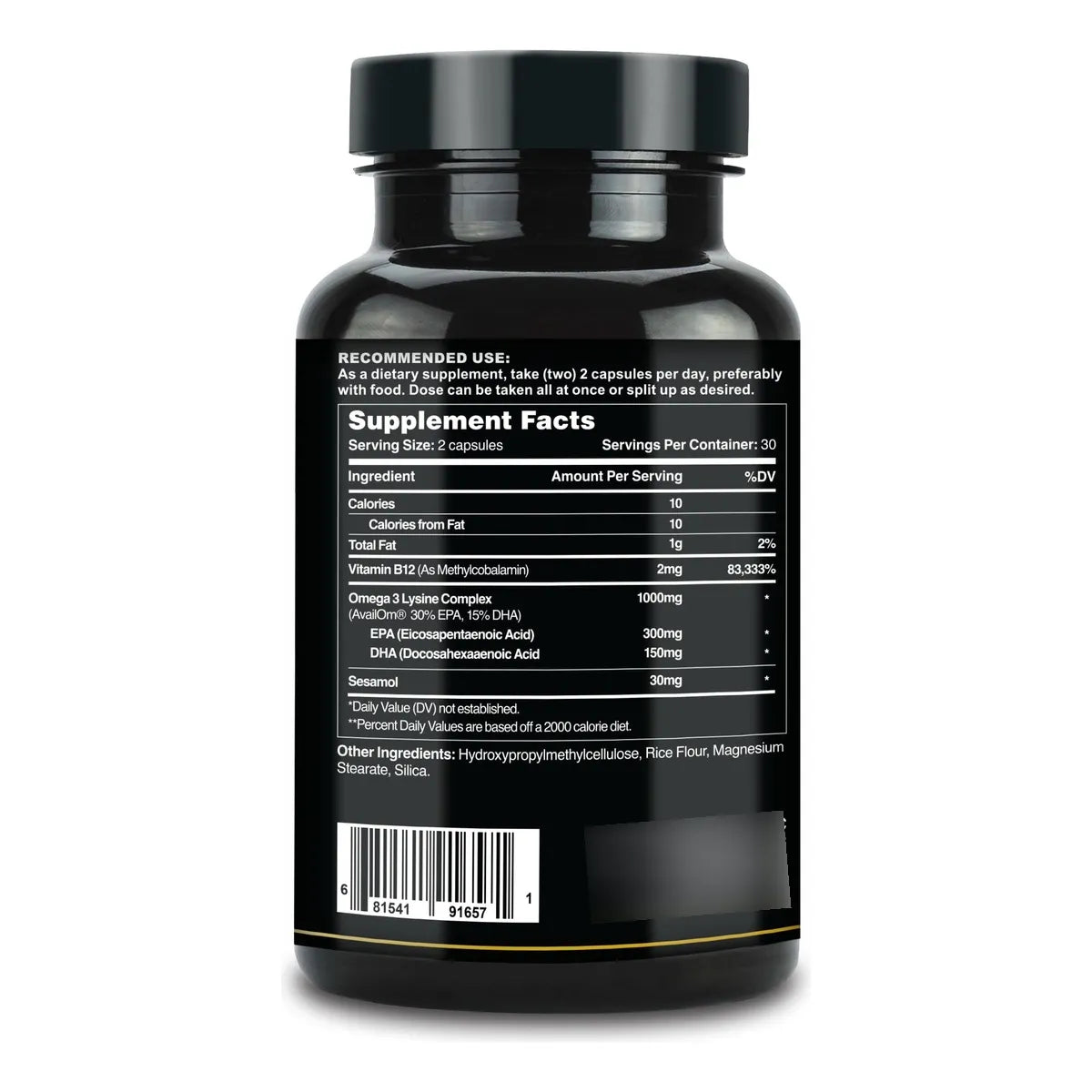 Aceite De Pescado Noruego Omega 3 Premium En Cápsulas Para Corazón Cerebro E Inmunológico