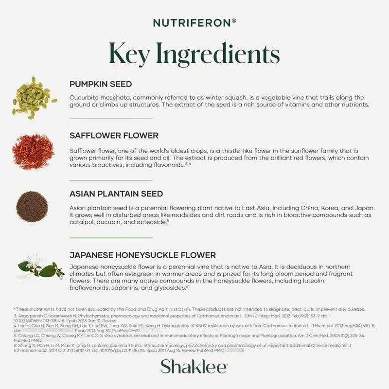 NutriFeron 60 Comprimidos Fórmula Exclusiva Para Aumentar Defensas Inmunes