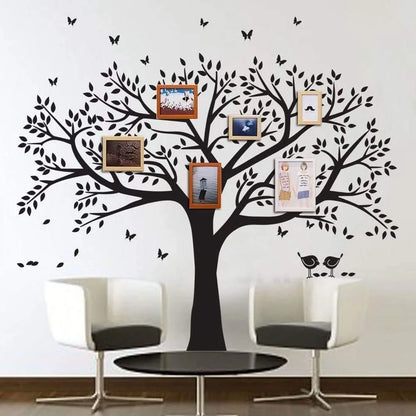 Calcomanía De Pared Árbol Genealógico Gigante Vinilo Mate Decorativo Familiar